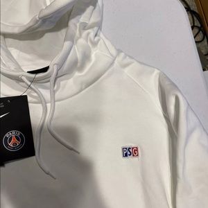 Nike PSG Fleece Hoodie (white)